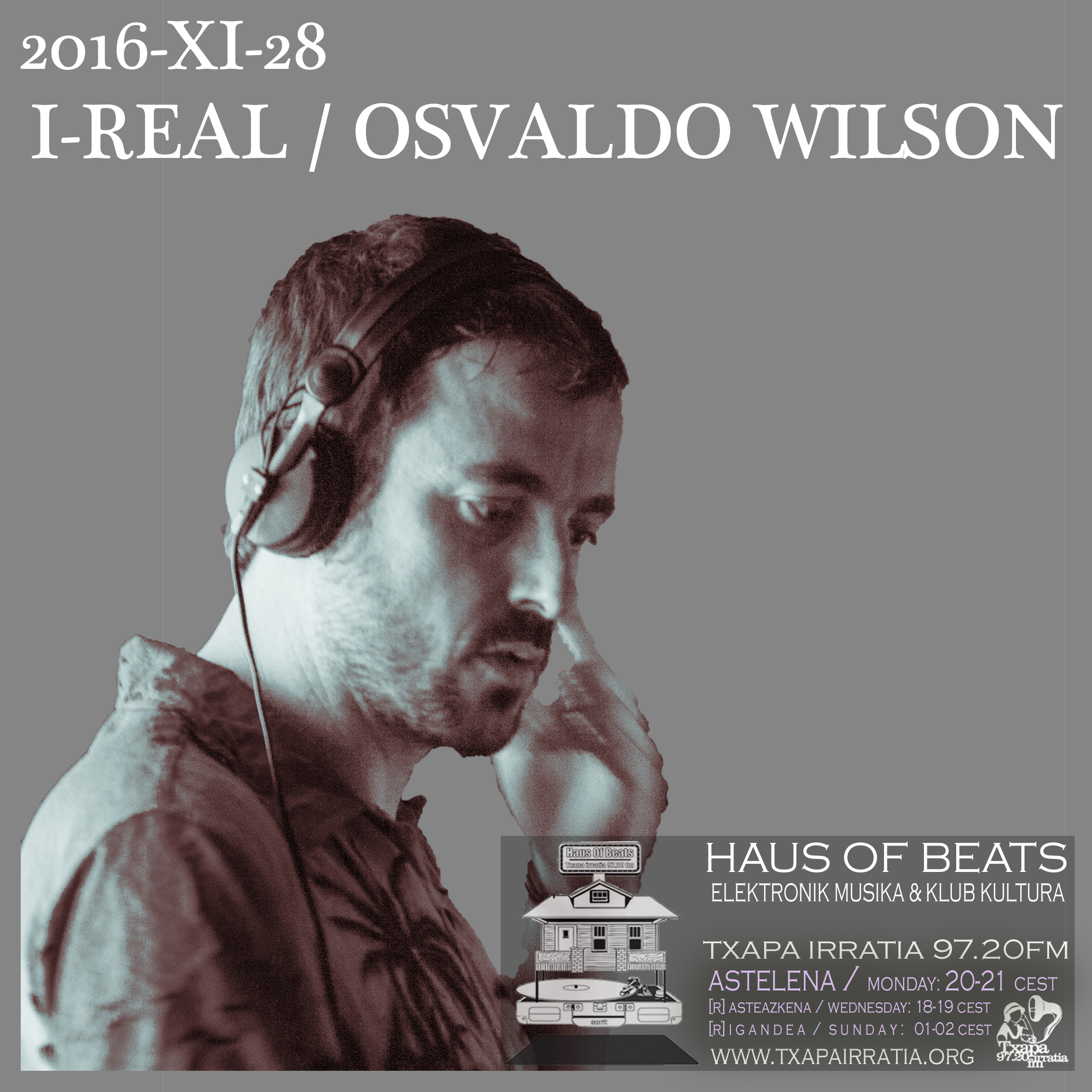 HAUS OF BEATS 50 – I-Real / Osvaldo Wilson