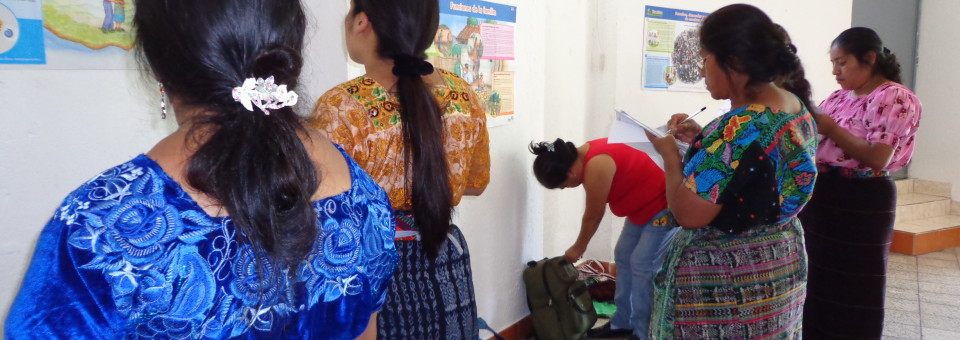 Lurraldea berreskuratu: Sector de Mujeres, Guatemala