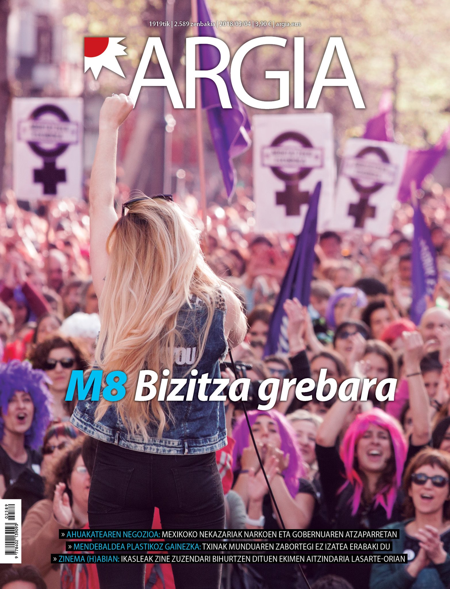 ARGIAren aurrerapena | Martxoaren 8ko greba feminista, #NílSéCGL kanpaina eta “Zinema (h)abian” egitasmoa