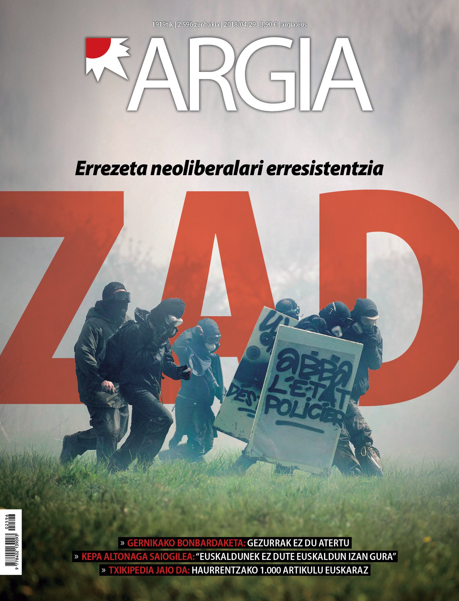 ARGIAren aurrerapena | ZAD, Gernika eta errefuxiatuak