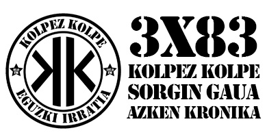 KOLPEZ KOLPE – 3X83 Sorgin Gaua: Azken Kronika