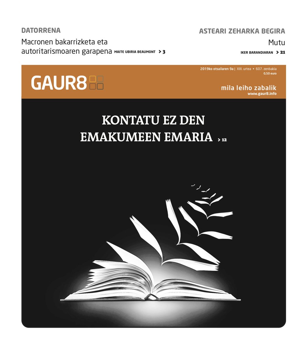 GAUR8 AURRERAPENA | Yolanda Colom, Emariak, eta Agustin Beloki