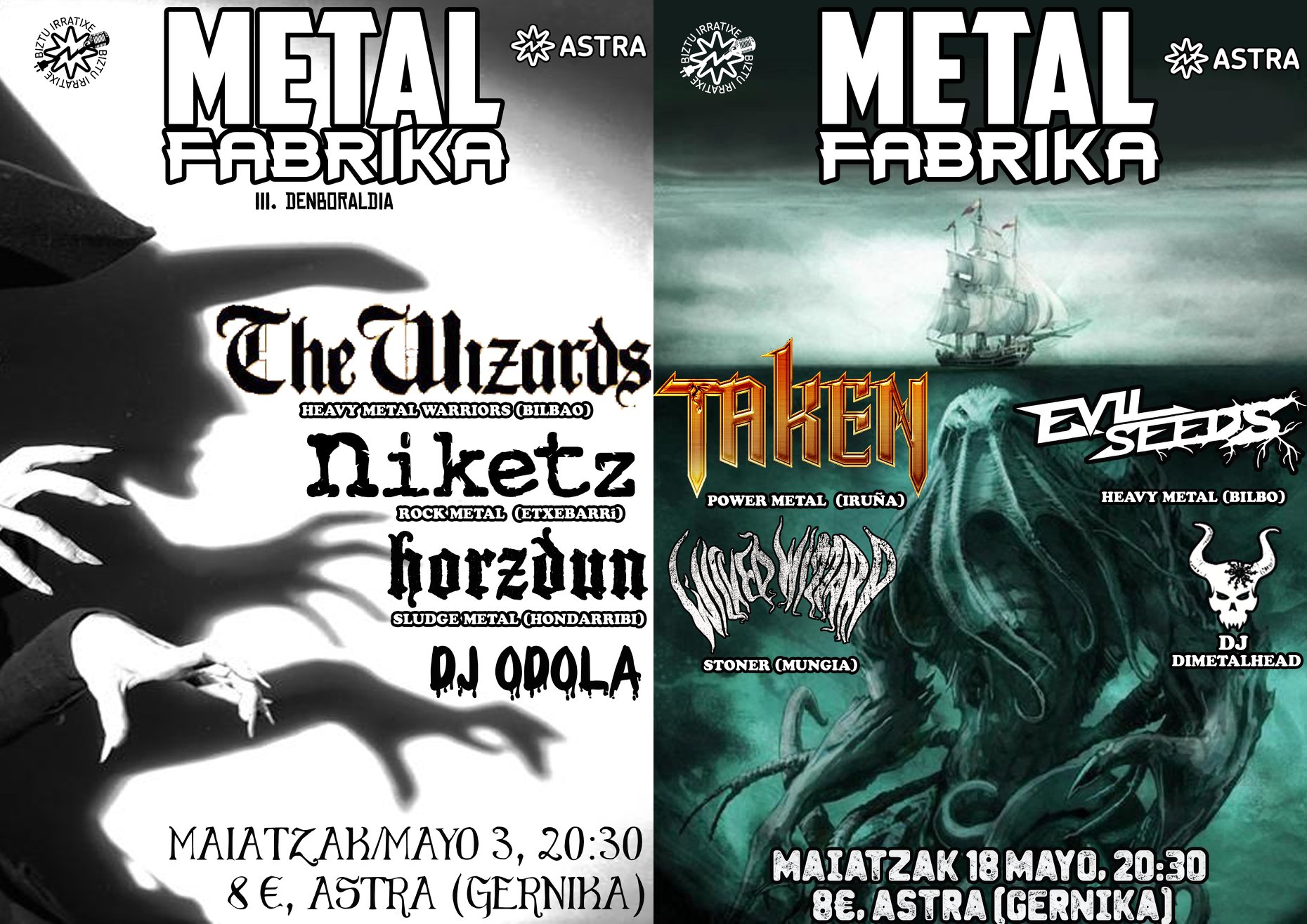 METAL FABRIKA #12: Maiatzeko kontzertuak