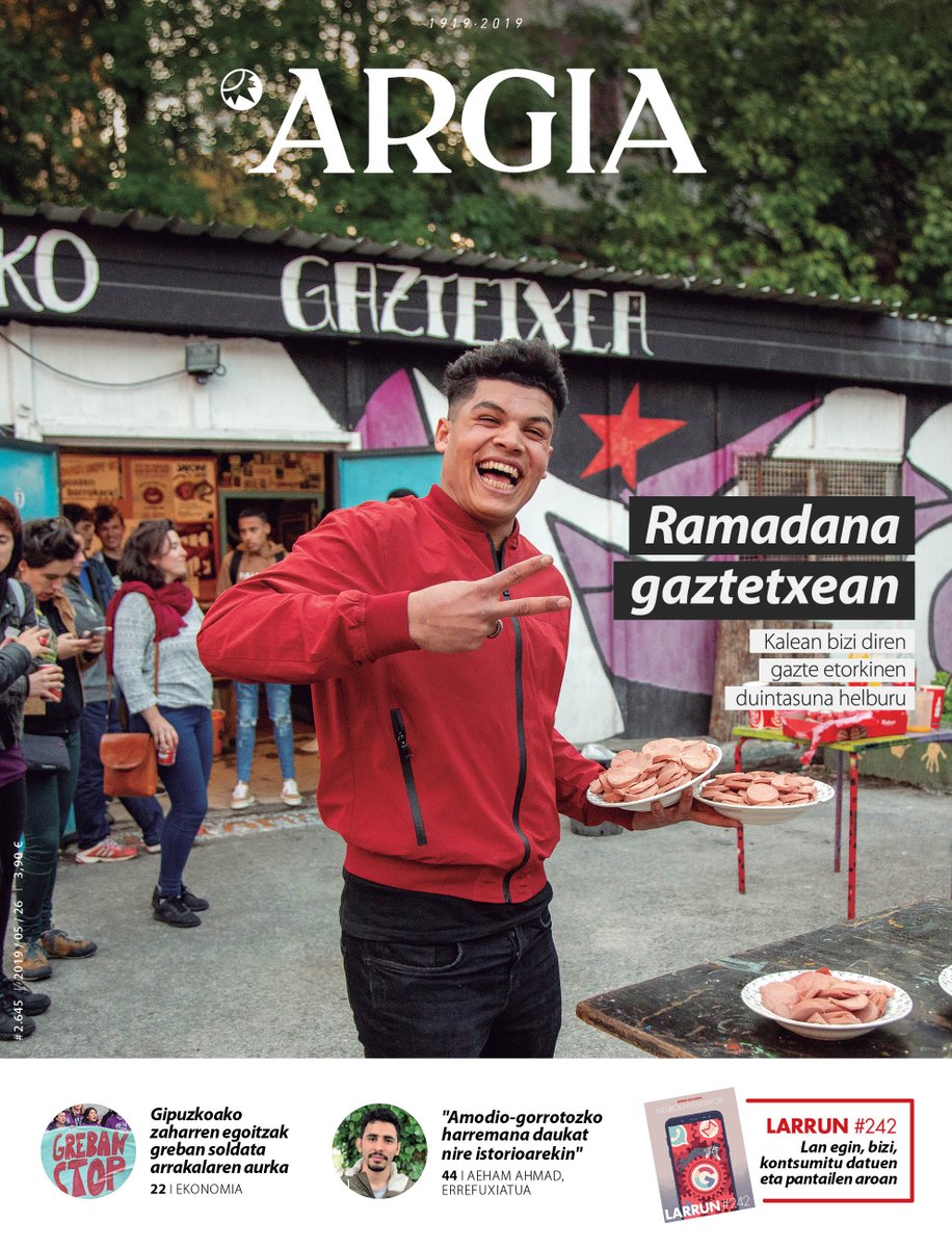 ARGIA AURRERAPENA | Ramadana gaztetxean, Gipuzkoako zaharren egoitzetako borroka, eta Aeham Ahmad