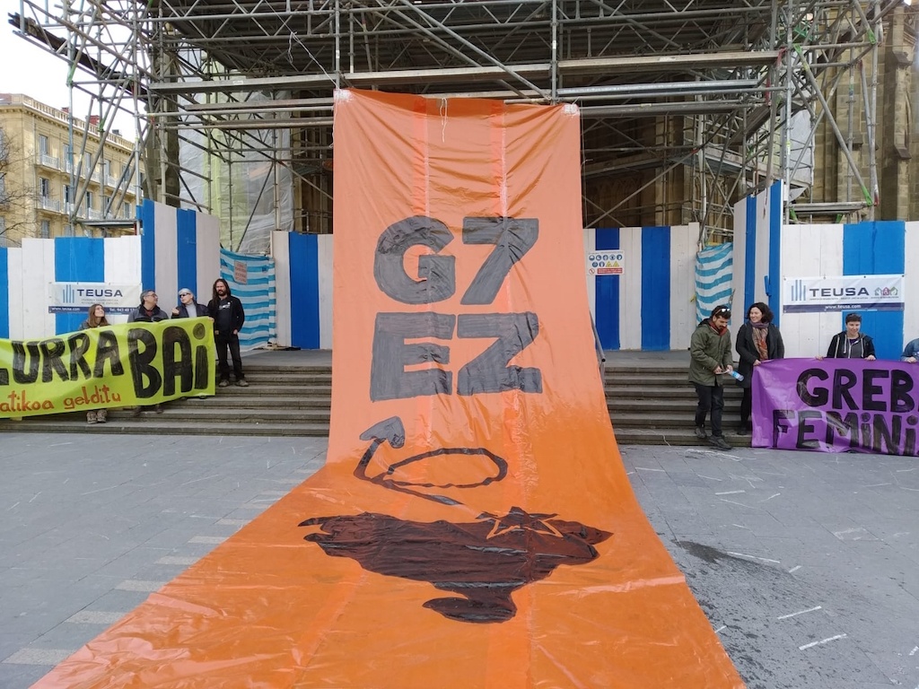 G7 gailurraren aurkako mobilizazioak deitu dituzte larunbatean