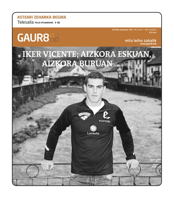 GAUR8 AURRERAPENA | “Burbunak eta etsayak” dokumentala eta proiektua, Iker Vicente, eta “Genesis” proiektua