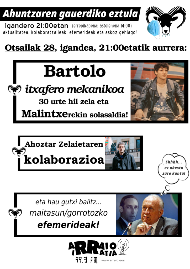 Malintxerekin konexioa Bartolori buruz eta Ahoztar Zelaietaren kolaborazioa!