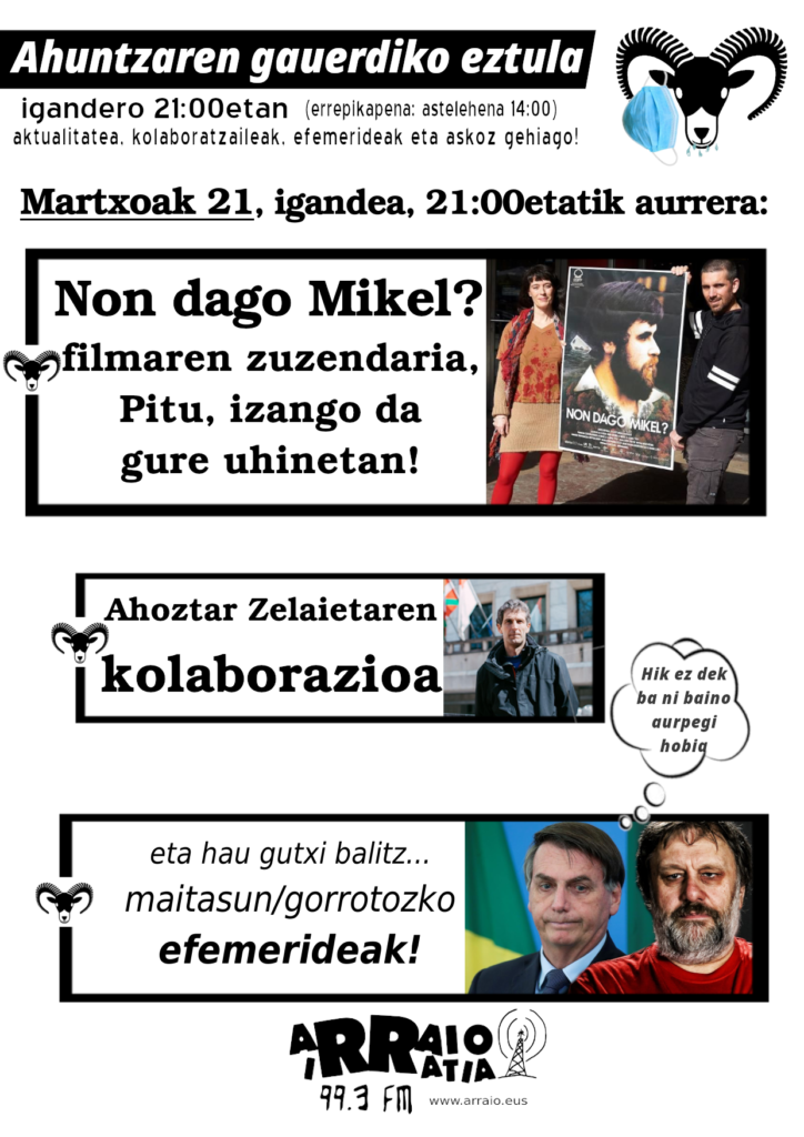 Non dago Mikel? filmaren zuzendaria!