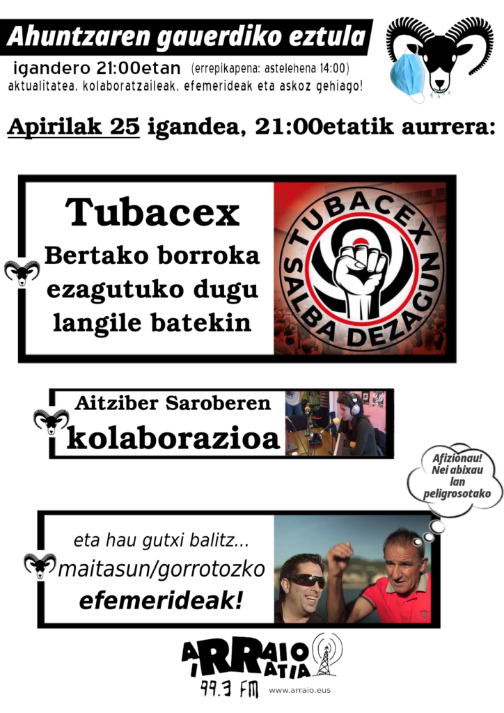 Tubacex eta Aitziber Sarobe gaurkoan!