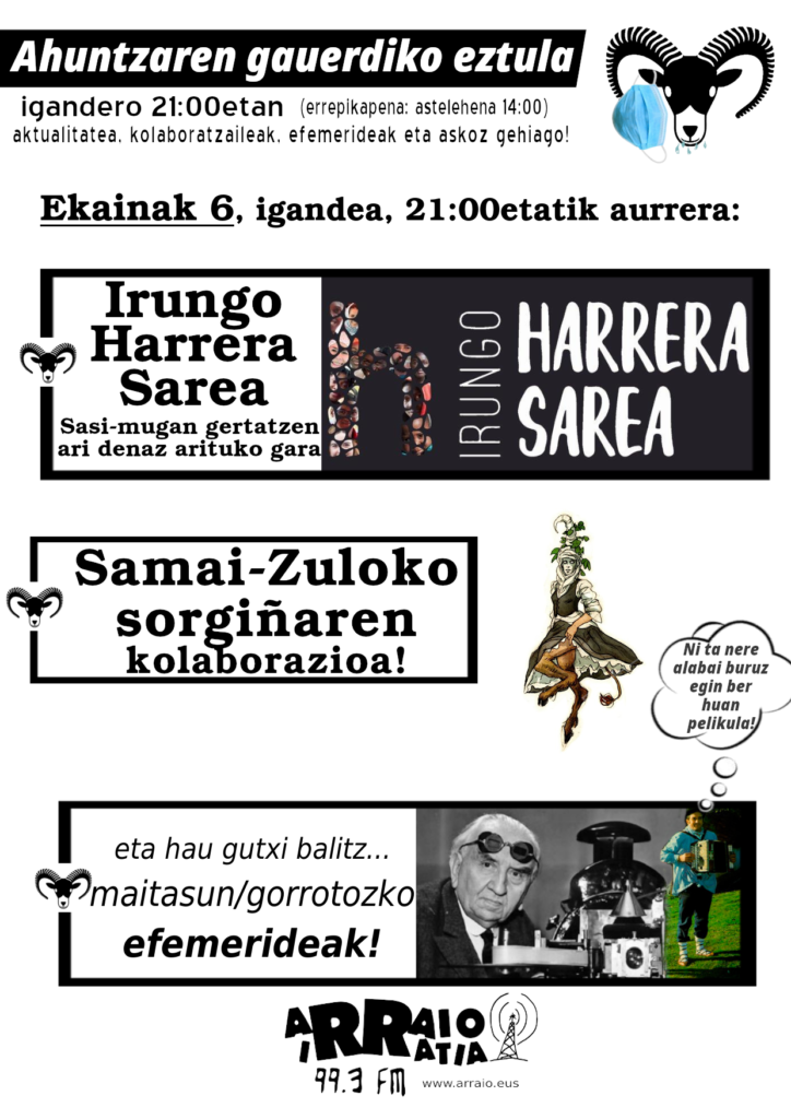 Irungo Harrera sarea eta Samai-zuloko sorgiÃ±a!