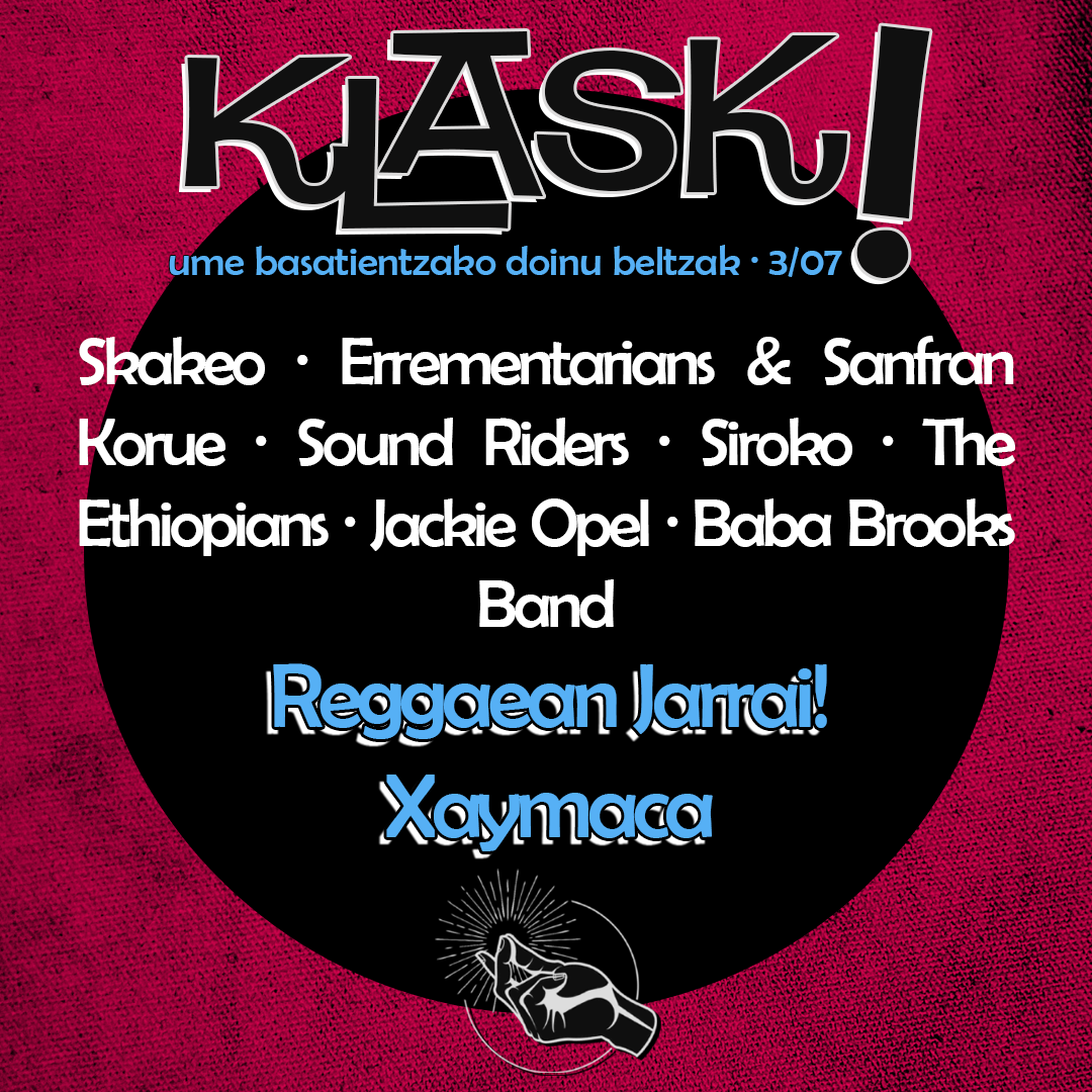 Klask! : 3/07 │ Facun Quevedo (‘Reggaean Jarrai!’) eta ‘Xaymaca’ liburua