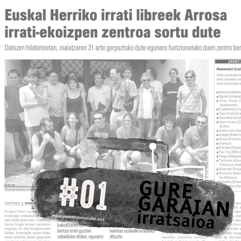 GureGaraian#01 · Arrosa Irrati Sarea, Lander Juaristirekin