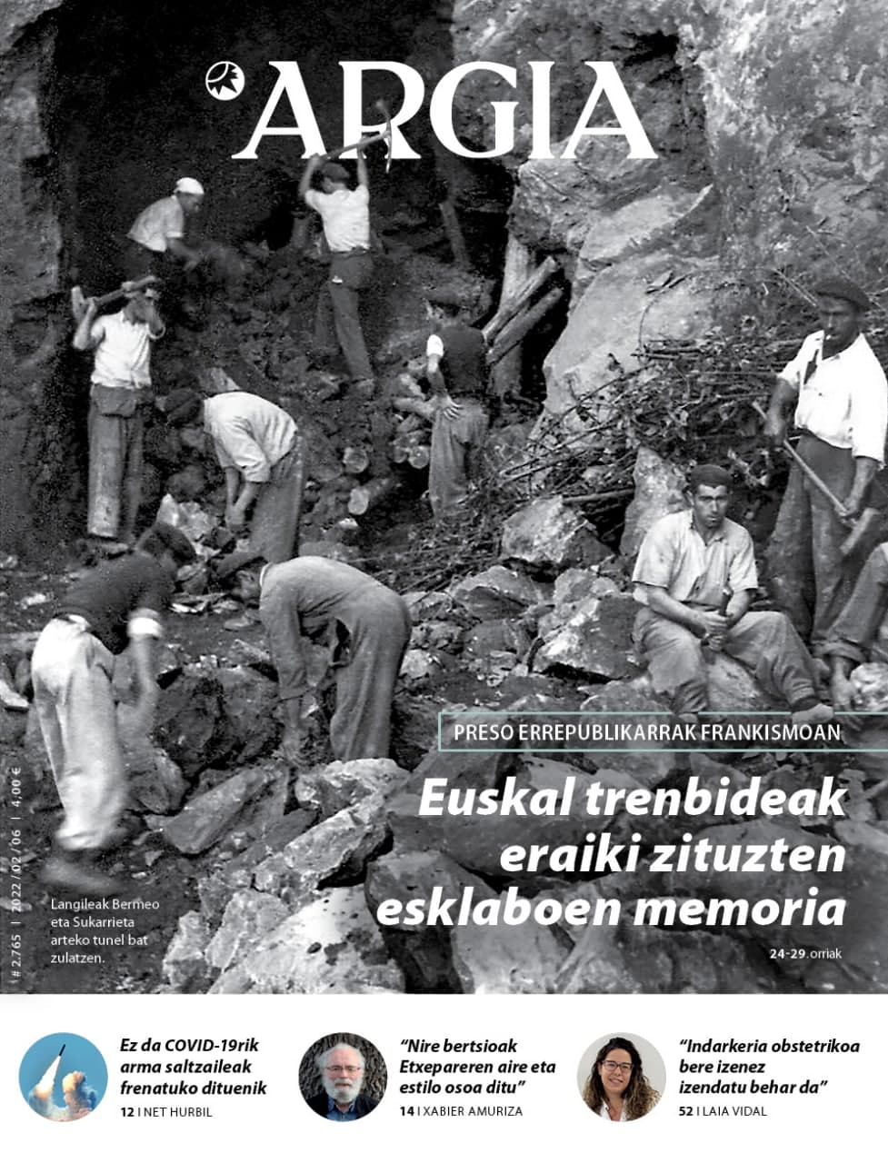 ARGIA AURRERAPENA | Azaleko gaia, Xabier Amurizari elkarrizketa eta LAia Vidali elkarrizketa