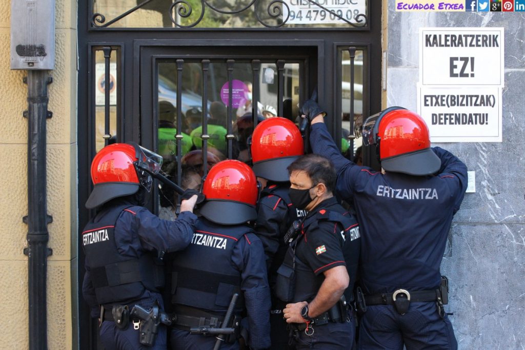 Nazio Batuen Erakundearen errekurtsoa etxegabetzeak gelditzeko