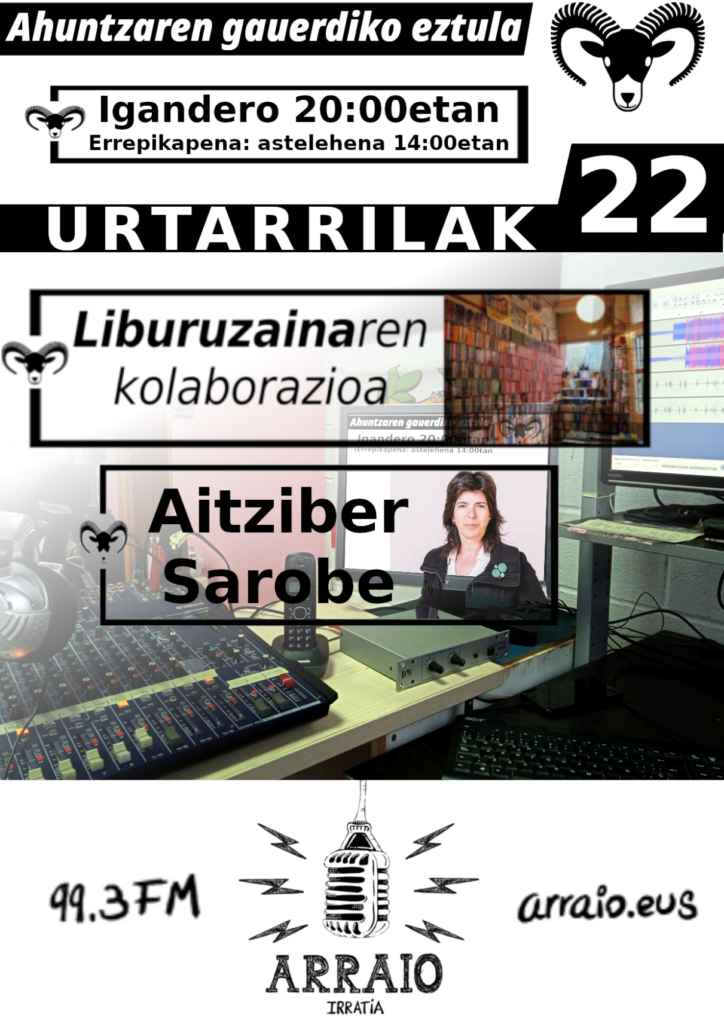 Liburuzaina eta Aitziber Sarobe