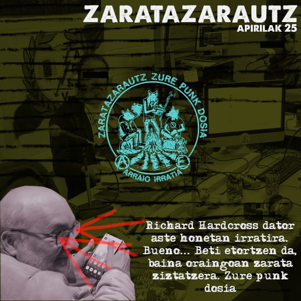 Richard Hardcross ZarataZarautz irratsaioan