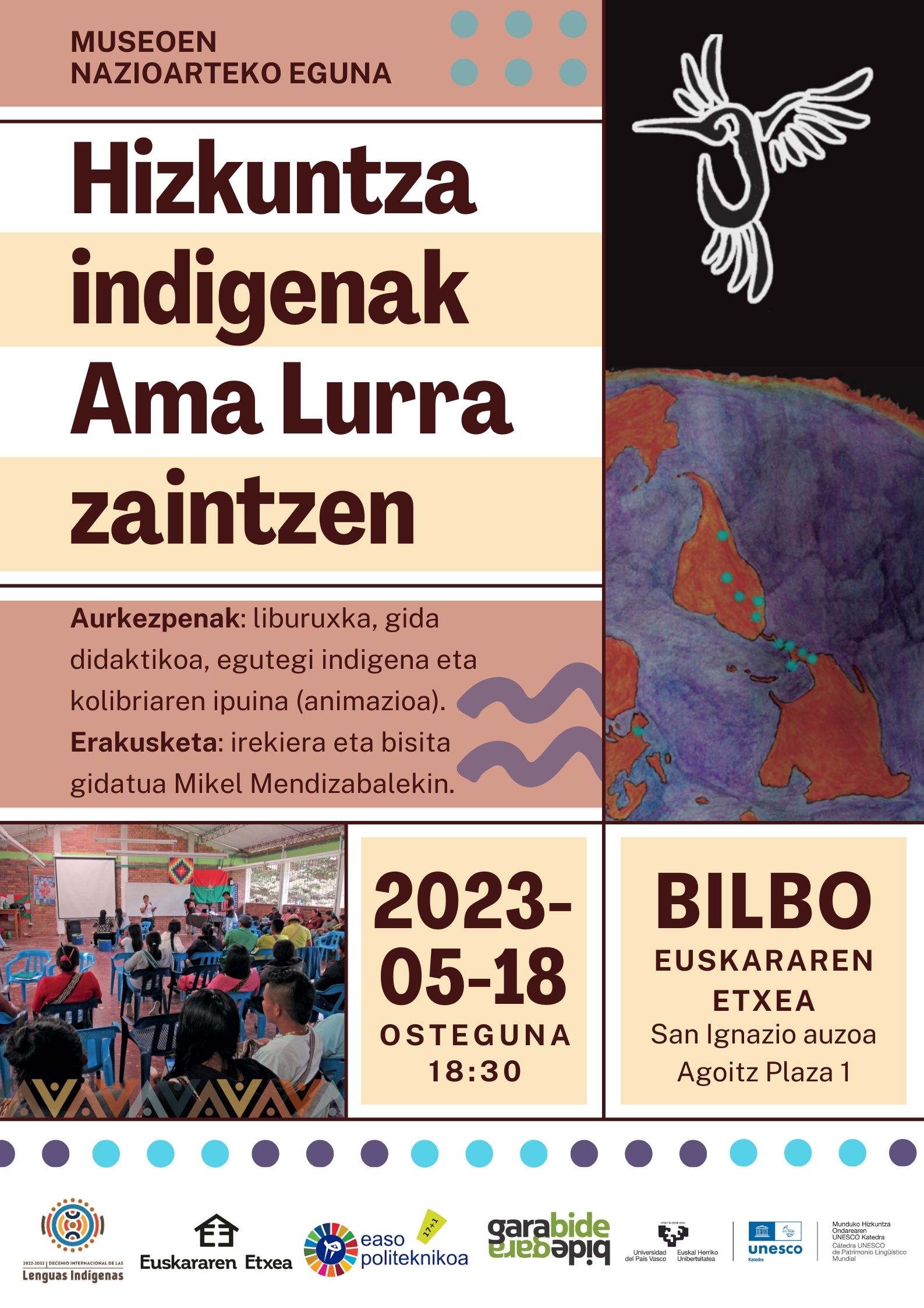 HIZKUNTZA INDIGENAK AMA LURRA ZAINTZEN