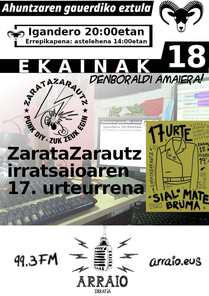 ZarataZarautzen 17. urteurrena denboraldiaren agurrean