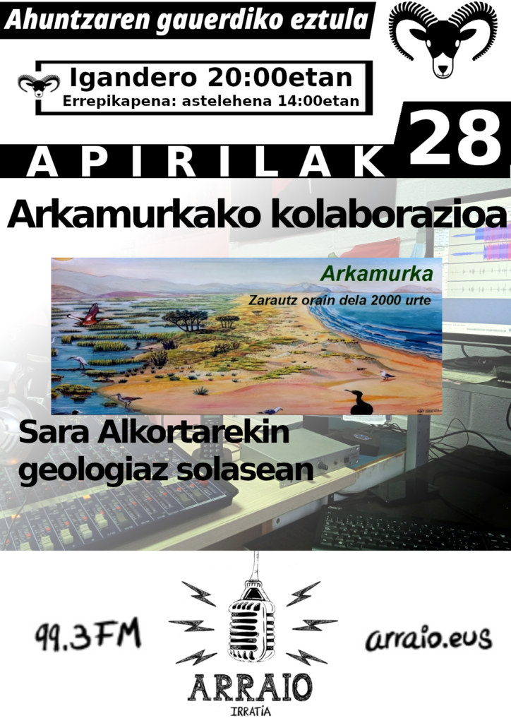 Sara Alkortarekin geologiaz solasean