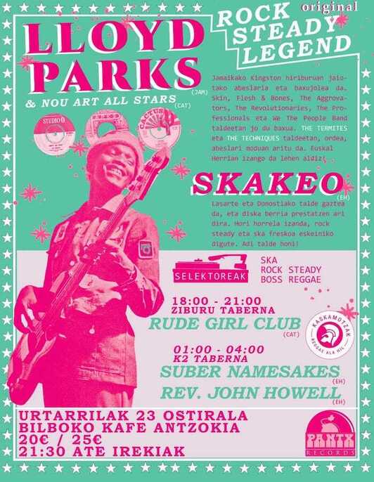 Lloyd Parks Bilbon eta Grows Music Collective