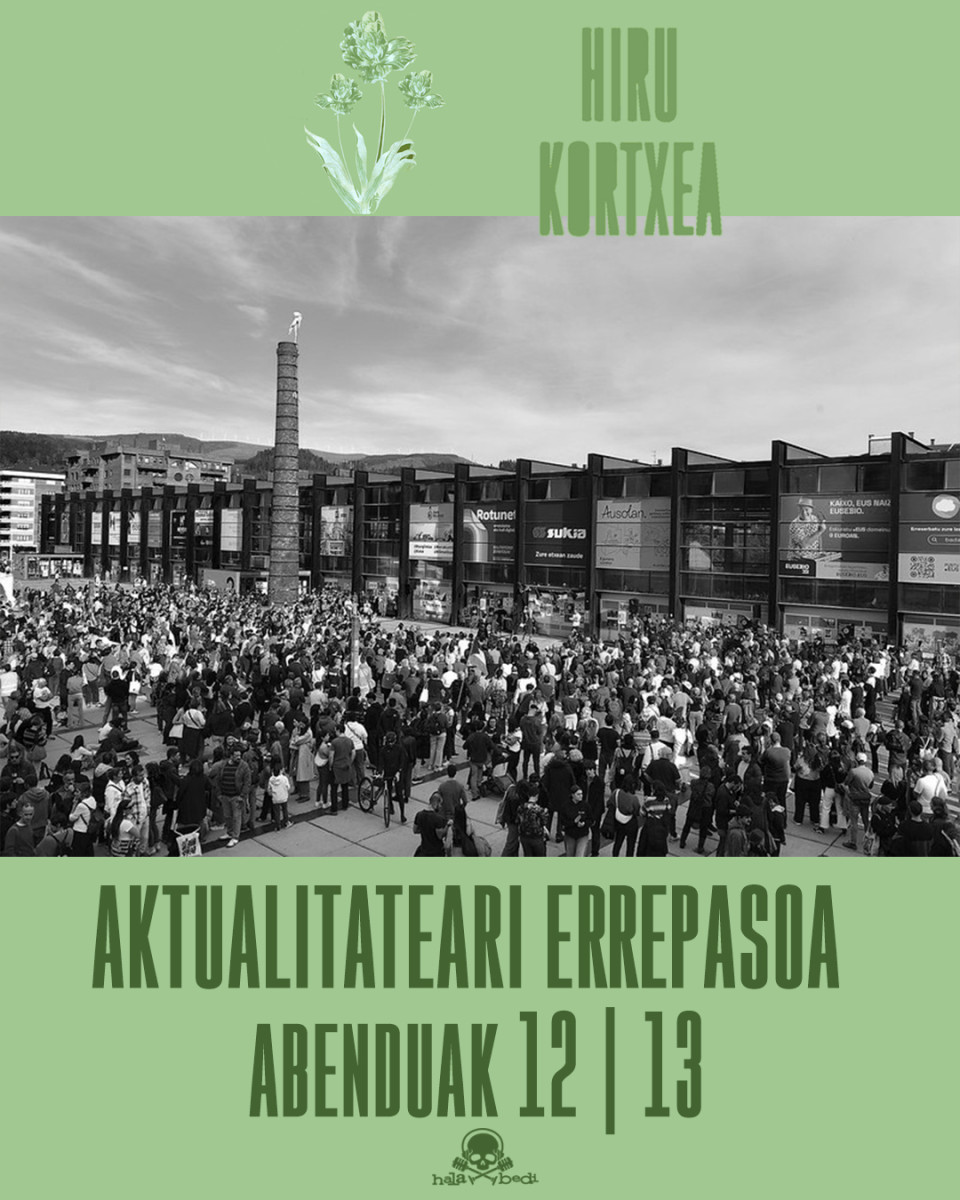 Hiru kortxea : Aktualitateari errepasoa