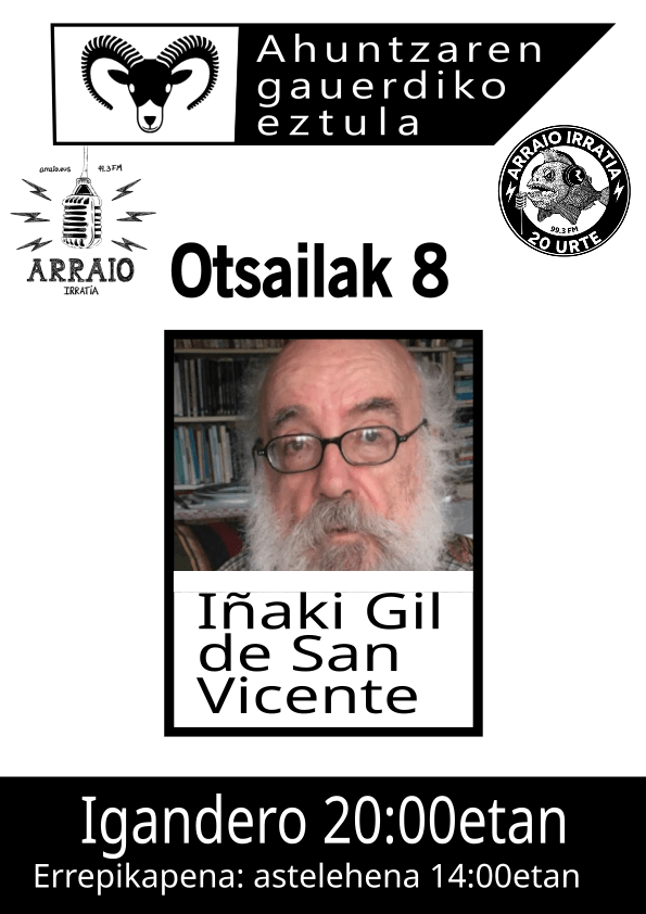 Iñaki Gil de San Vicenterekin Irani buruz