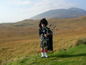Scottish-piper-moor